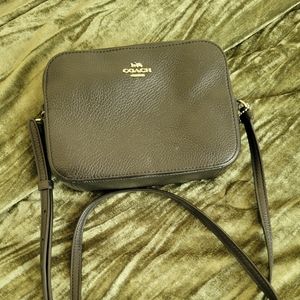 Black Coach crossbody bag